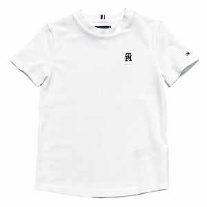 Tommy Hilfiger t-shirt bianca piqué B08820