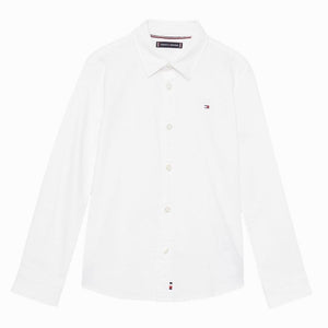 Tommy Hilfiger camicia bianca Oxford bambino B08728