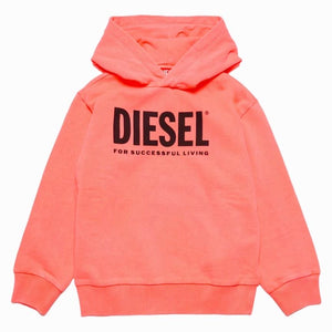 Diesel felpa unisex arancione J01904