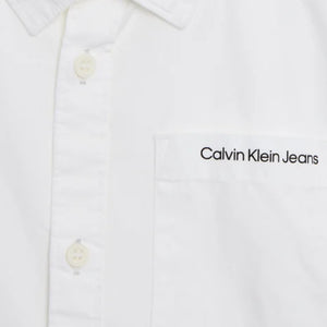 Calvin Klein camicia bianca bambino B01737