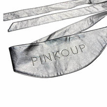 Carica l&#39;immagine nel visualizzatore di Gallery, Pinko cintura in ecopelle da ragazza argento 33716
