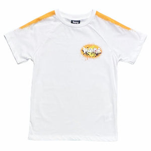 Disclaimer kids t-shirt bianca logo palme 58053