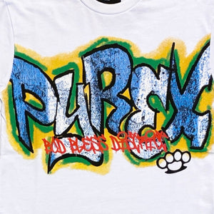Pyrex t-shirt bianca logo graffito S4PYJBTH002