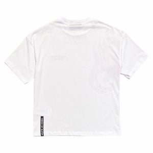 VISION OF SUPER kids t-shirt bianca fiamma lato TSV4105