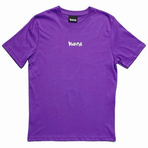 Disclaimer adult t-shirt viola logo divisa 54465