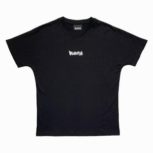 Disclaimer adult t-shirt nera logo retro 54202