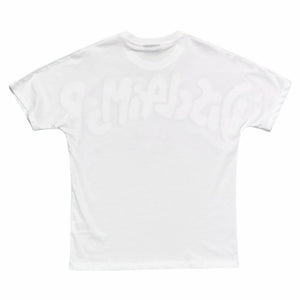 Disclaimer adult t-shirt bianca logo palma 54260
