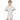 Calvin Klein abito jersey bianco ragazza LVCKSJH05G