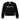 Calvin Klein felpa nera logo glitter ragazza IG0IG03069