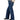 Calvin Klein jeans gamba dritta blu ragazza IG0IG02710