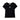 Calvin Klein t-shirt nera costina ragazza LVCKSJB11G