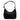 County of Milan borsetta nera piume viola 260460