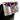 County of Milan cintura nera piume viola 260504
