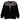 County of Milan kids felpa girocollo nera piume bianche BSW071