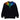 County of Milan kids felpa nera piume multicolor SW031