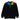 County of Milan kids felpa nera piume multicolor SW031