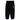 County of Milan kids pantalone nero logo multicolor FP032