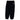 County of Milan kids pantalone nero logo multicolor FP032