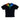 County of Milan kids t-shirt nera piume multicolor TH028