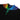 County of Milan kids t-shirt nera piume multicolor TH028