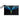 County of Milan pouchette nera piume azzurre 260335