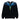 County of Milan uomo felpa nera piume azzurre SW024
