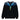 County of Milan uomo felpa nera piume azzurre SW024