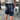 Dropseason2 uomo bermuda jeans nero strappi SS26D29