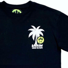 Carica l&#39;immagine nel visualizzatore di Gallery, BARROW kids t-shirt over nera logo palma TH119
