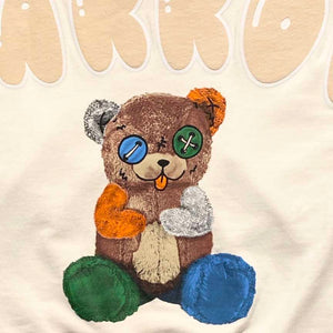 BARROW kids felpa crema teddy bear HS114