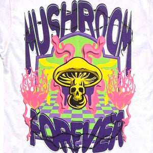 Mushroom t-shirt bianca forever 14036
