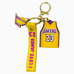 Portachiavi Canotta Lebron James dei Los Angeles Lakers