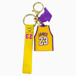 Portachiavi Canotta Lebron James dei Los Angeles Lakers