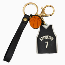 Carica l&#39;immagine nel visualizzatore di Gallery, Portachiavi Canotta Kevin Durant dei Brooklyn Nets
