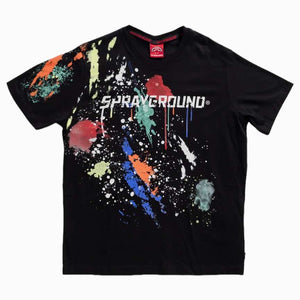 SPRAYGROUND adult t-shirt nera spruzzi colore SP432BLK