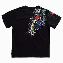 Carica l&#39;immagine nel visualizzatore di Gallery, SPRAYGROUND adult t-shirt nera spruzzi colore SP432BLK
