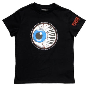 PHOBIA kids t-shirt nera occhio K00606