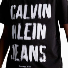 Carica l&#39;immagine nel visualizzatore di Gallery, Calvin Klein t-shirt bambino nera B01974
