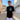 ICON t-shirt nera logo quadrato 649