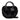 GUESS borsa a cuore pelliccia nera