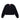 Diesel felpa nera ragazza logo intagliato J01826