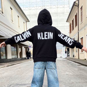 Calvin Klein felpa bambino nera B01958
