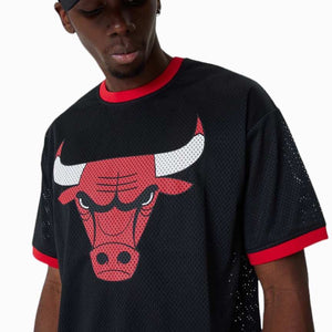 New Era t-shirt traforata Chicago Bulls oversize 60357112