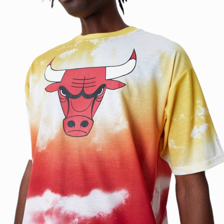 New Era t-shirt multicolore Chicago Bulls nuvole 60357119