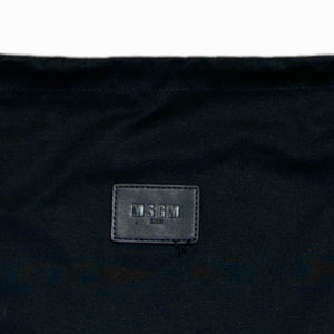 MSGM raffia bag nera S4MSJGBA059