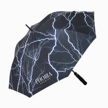 Carica l&#39;immagine nel visualizzatore di Gallery, Phobia ombrello nero fulmini blu PHA00701
