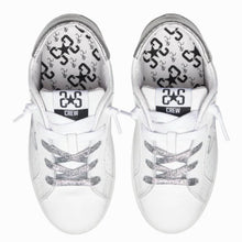 Carica l&#39;immagine nel visualizzatore di Gallery, 2Star sneaker bassa bianca dettagli laminati argento 2SB3030
