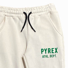 Carica l&#39;immagine nel visualizzatore di Gallery, Pyrex pantalone panna logo verde S4PYJBFP080
