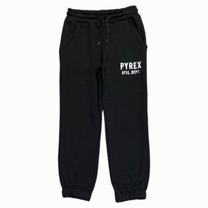 Pyrex pantalone nero logo bianco S4PYJBFP080