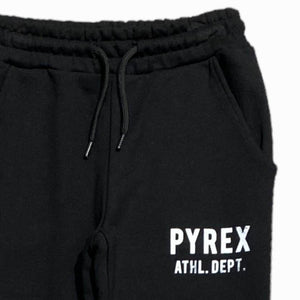 Pyrex pantalone nero logo bianco S4PYJBFP080